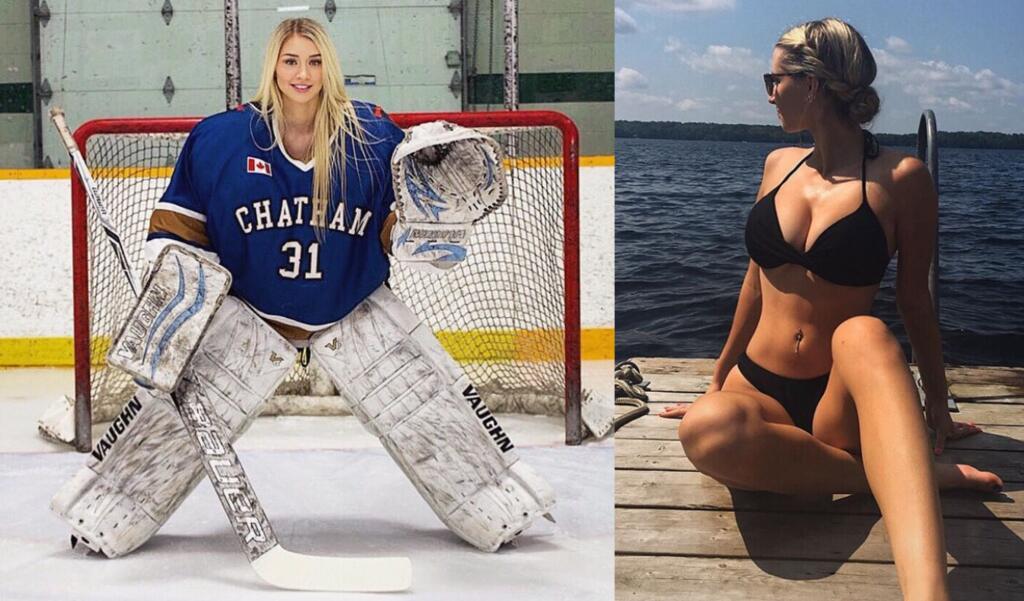 Kanadská brankára Mikayla Demaiter už dala hokeju zbohom, no sexi blondínka svoj biznis naplno rozbehla na sociálnych sieťach, kde dráždi fanúšikov dokonalými krivkami.