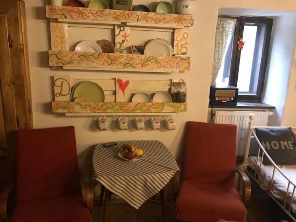 Chata Nicholsonovej, jej obľúbené miesto.