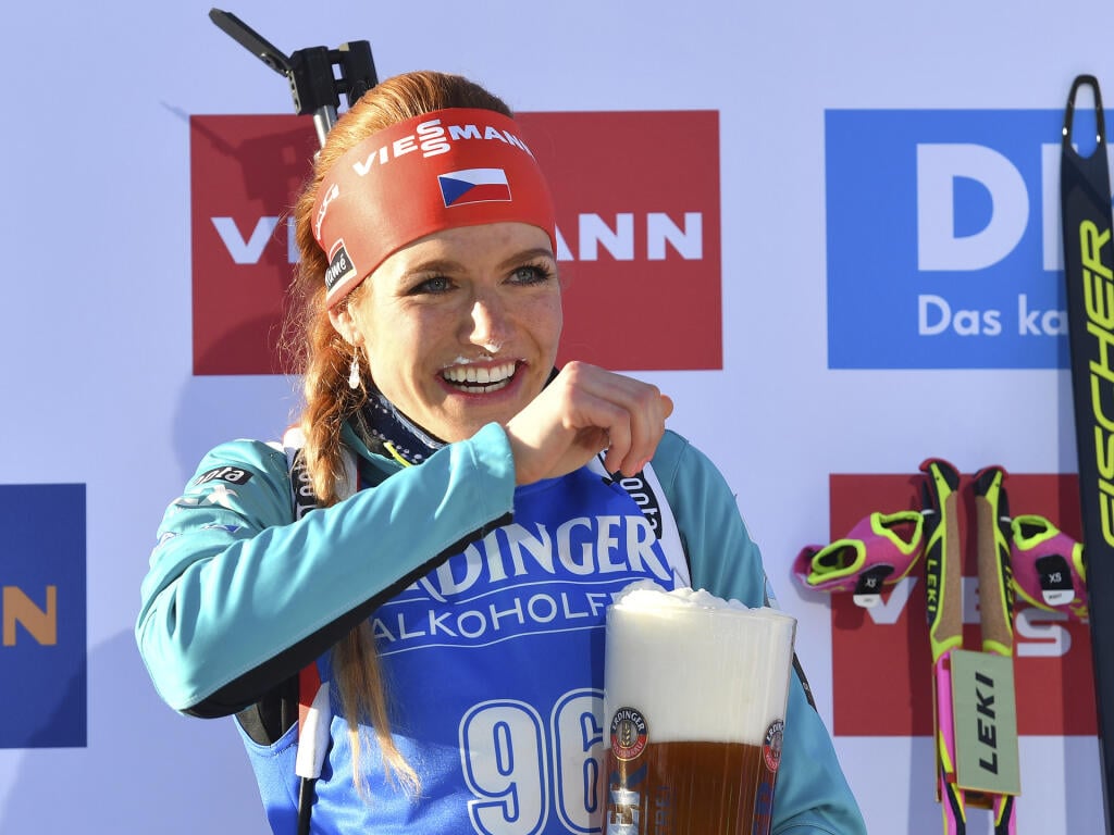 Gabriela Koukalová sa vyzliekla.