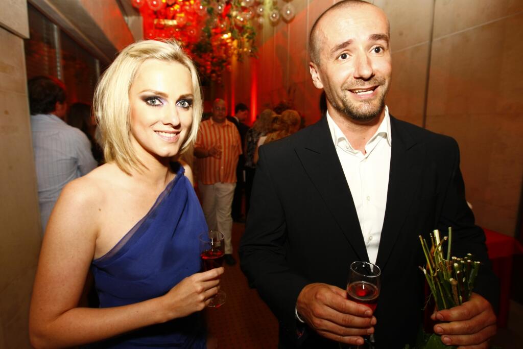Herečka Monika Hilmerová, partner tanečník Jaro Bekr