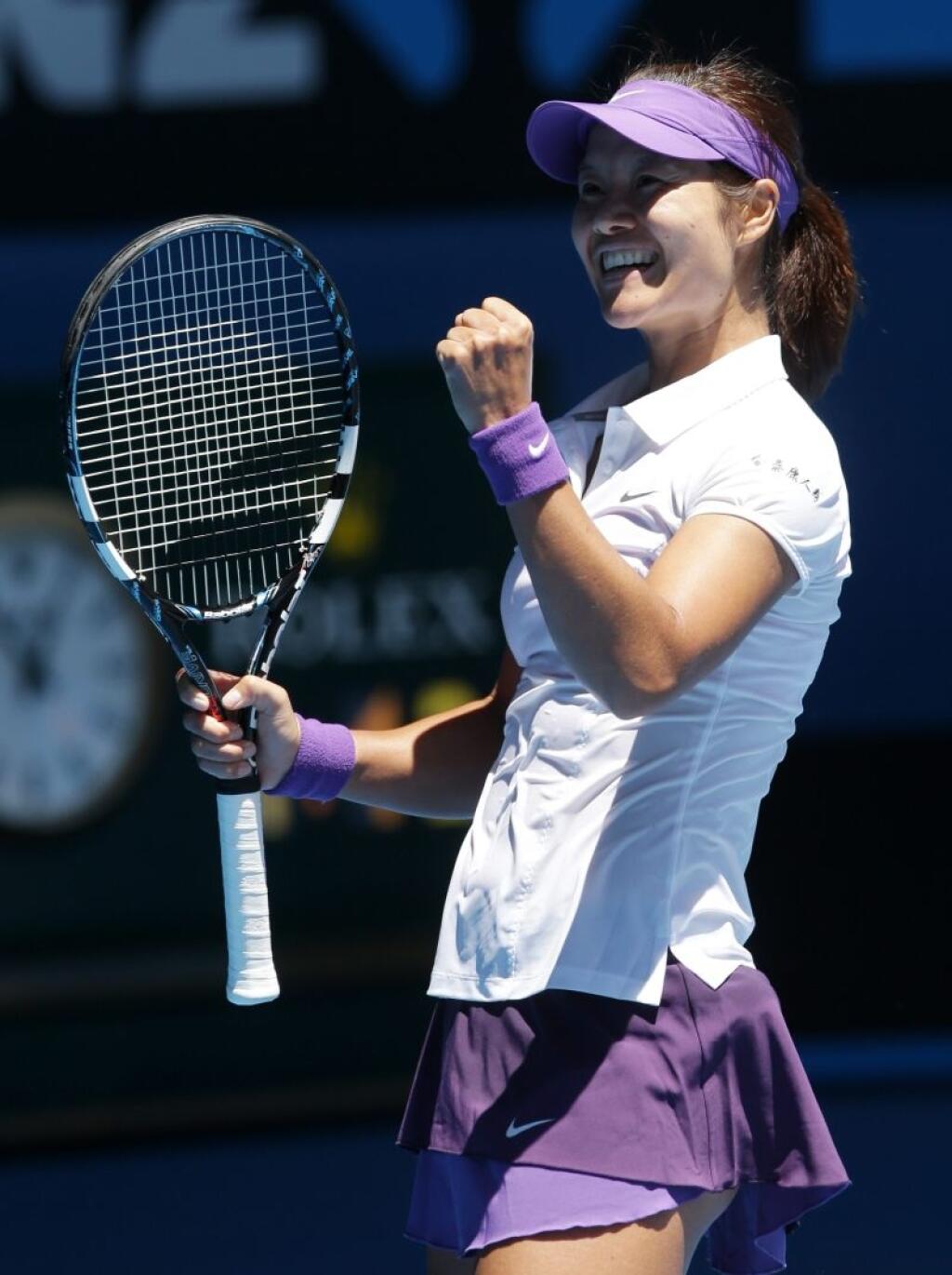 Čínska tenistka Na Li na turnaji Roland Garros.