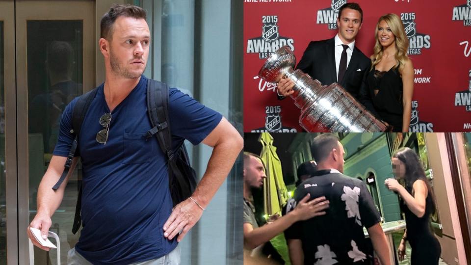 Legendárny útočník Jonathan Toews dlhé roky randí s krásnou blondínkou Lindsey Vecchione, no v Trenčíne ho zaujala slovenská brunetka.