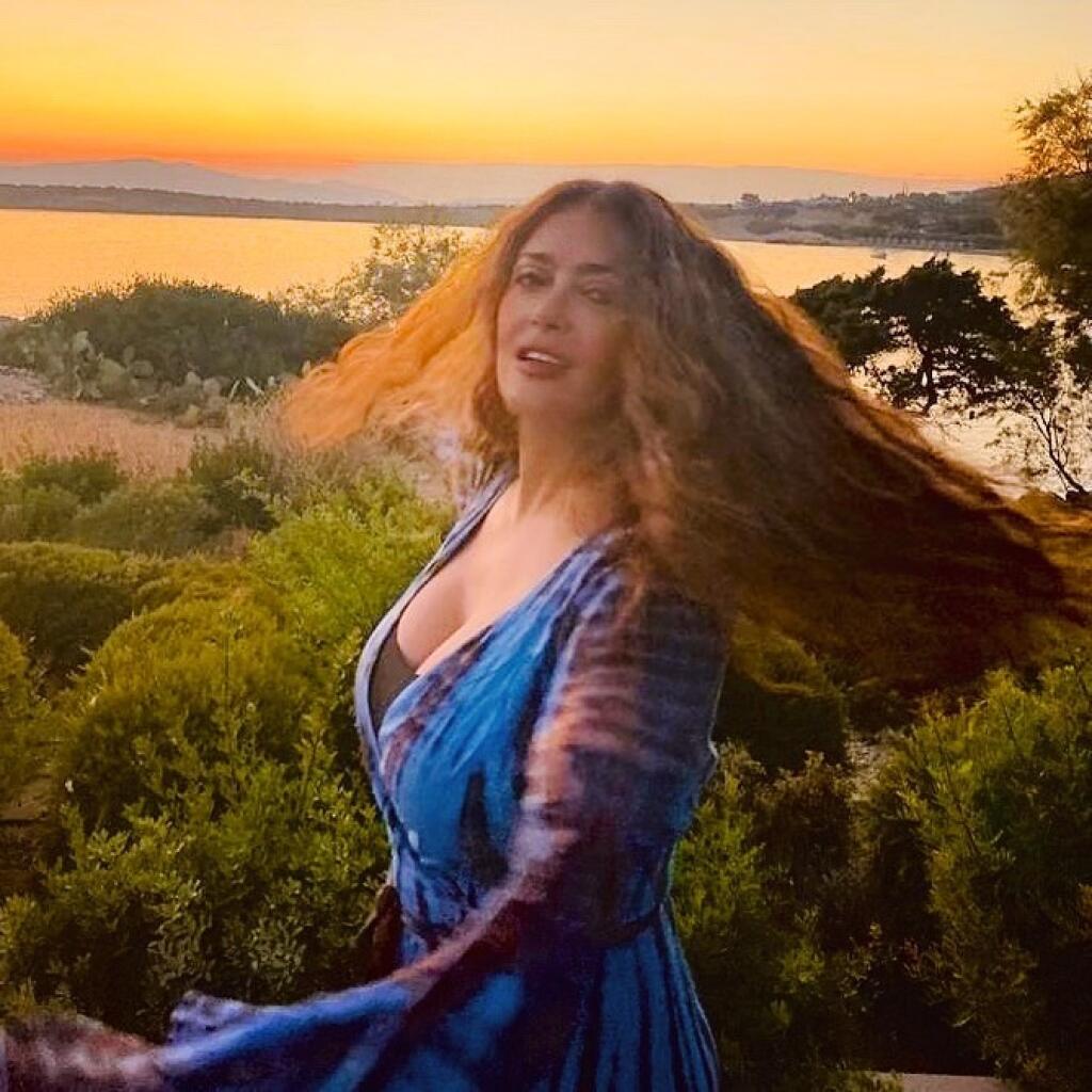 Hollywoodska herečka Salma Hayeková.