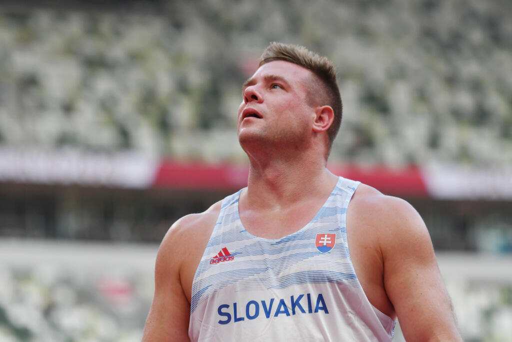Na snímke slovenský kladivár Marcel Lomnický v kvalifikácii počas XXXII. letných olympijských hier v Tokiu, 2. augusta 2021. FOTO TASR - Martin Baumann