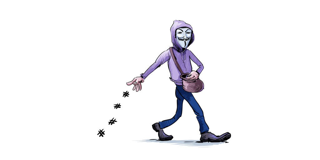 ilustracia, hashtag, Anonymous, Guy Fawkes
