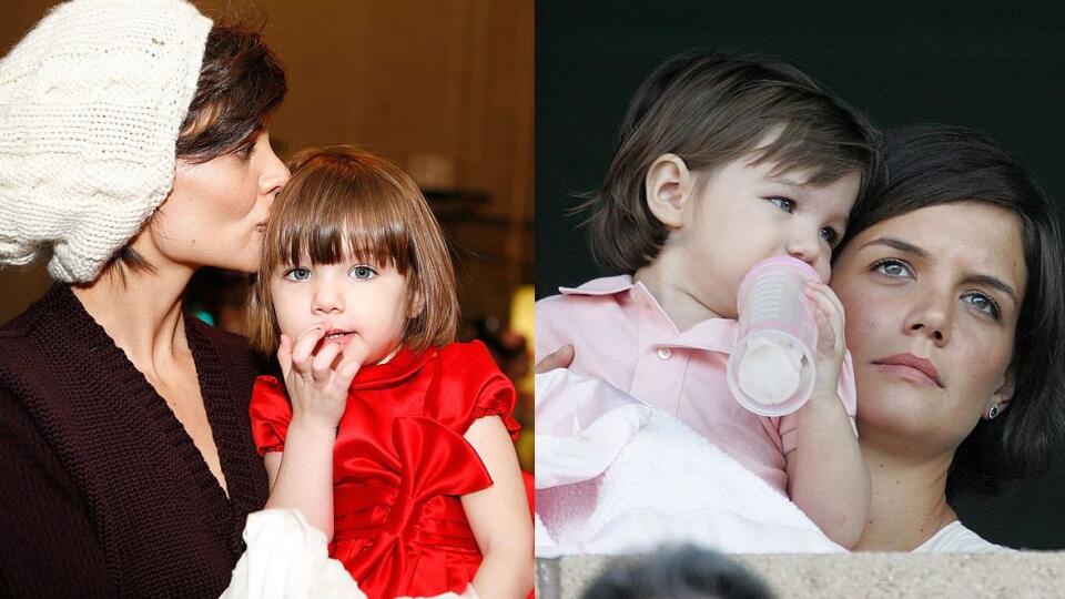 Suri Cruise ako malé dievčatko.