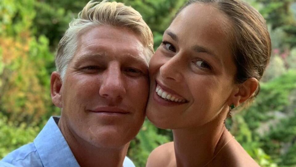 Bastian Schweinsteiger a Ana Ivanovičová.