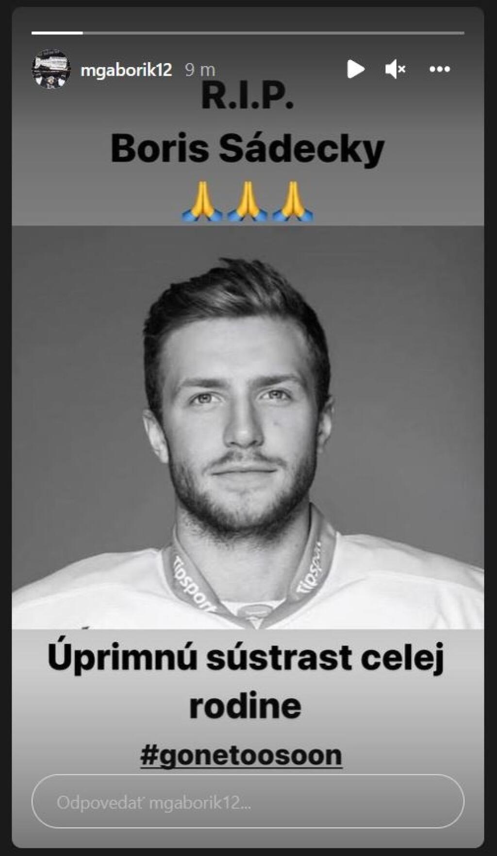 Hokejisti reagujú na smrť Sádeckého na sociálnej sieti.