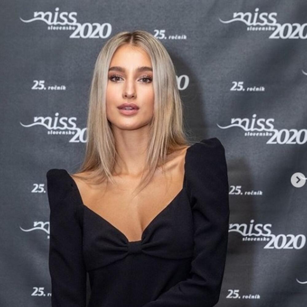 Miss Slovensko 2020 Leona Novoberdaliu