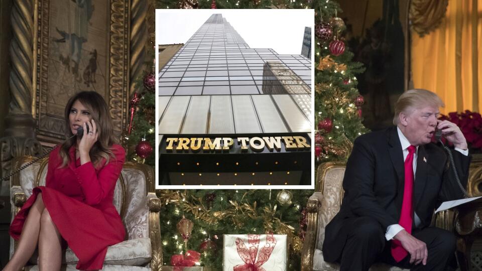 Nefunkčná domácnosť? Donald sa vraj s Melaniou často nevidel celé dni, aj keď boli obaja v newyorskej Trump Tower.