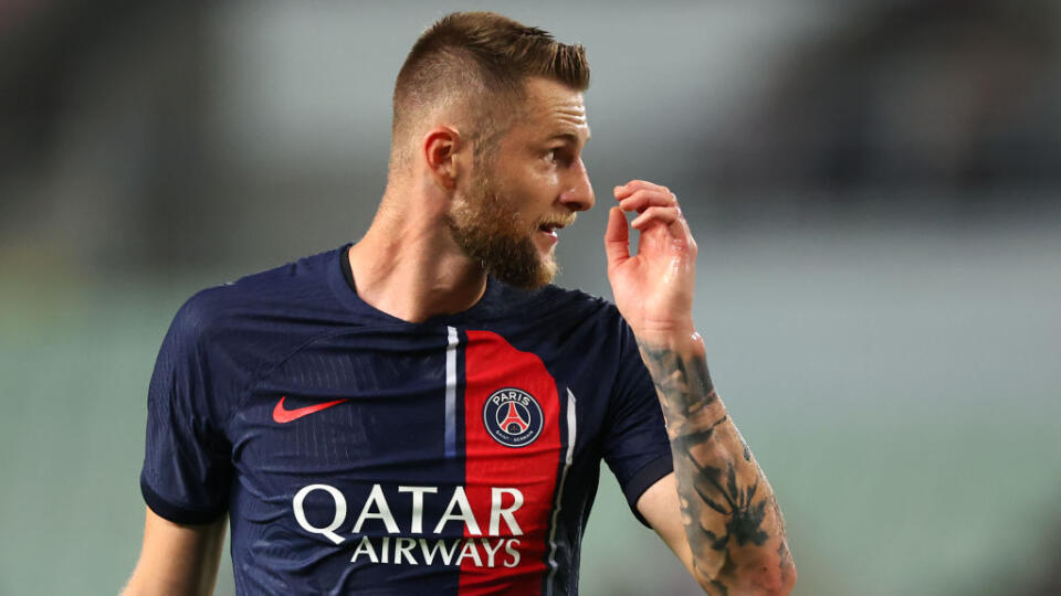 Milan Škriniar v drese PSG.