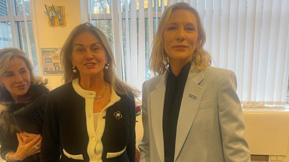 Monika Beňová s Cate Blanchett