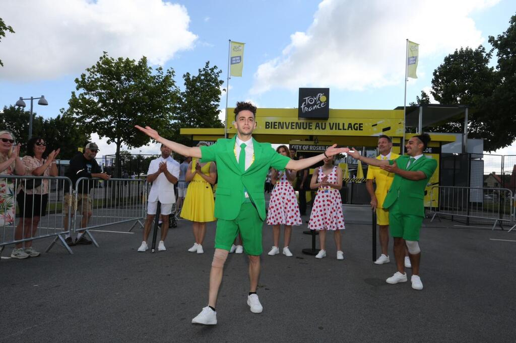 V Roskilde to pred 2. etapou Tour de France poriadne žilo.
