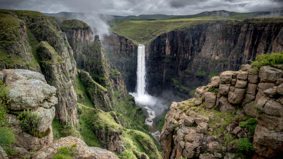 Vodopád, kvôli ktorému som sa rozhodol navštíviť Lesotho.