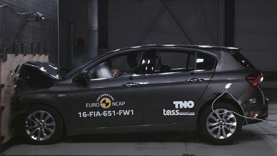 Fiat Tipo v testoch Euro NCAP