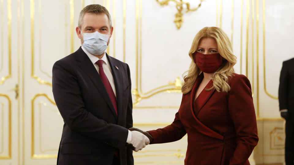 Peter Pellegrini a Zuzana Čaputová.