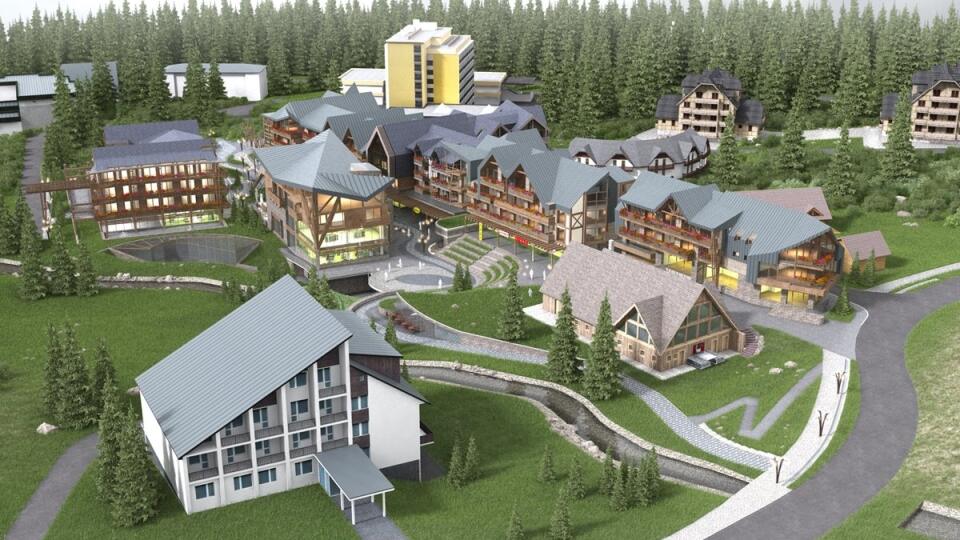 Najväčší realitný projekt vo Vysokých Tatrách zostane len na papieri - Komplex Lomnické korzo nakoniec Esin Group nebude realizovať, preberá ho TMR