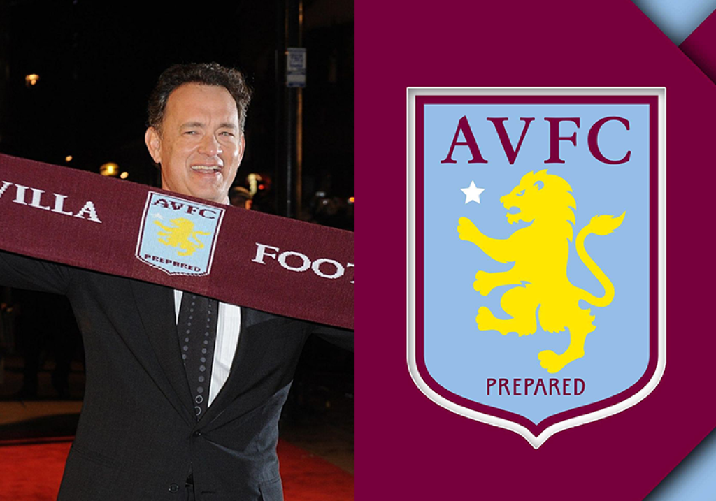 Tom Hanks (Aston Villa) - Jeden z najlepších hercov svojej generácie je vášnivým futbalovým fanúšikom. Jeho obľúbeným mužstvom nie je žiaden popredný svetový klub, ale účastník anglickej Premier League Aston Villa, ktorá nebojuje o najvyššie priečky. Dôvodom prečo práve tento klub je prozaický - názov