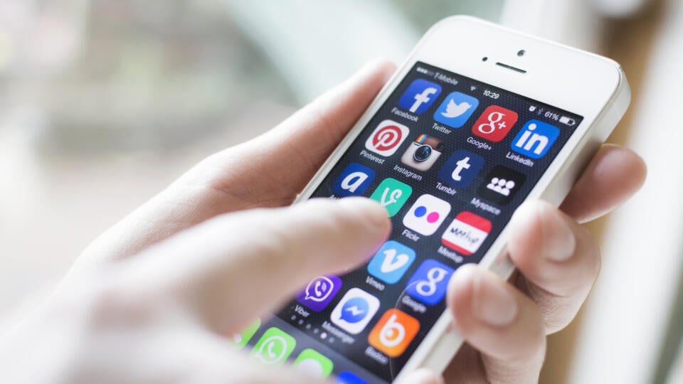 HILVERSUM, NETHERLANDS - FEBRUARY 06, 2014: Social media are trending and both business as consumer are using it for information sharing and networking.