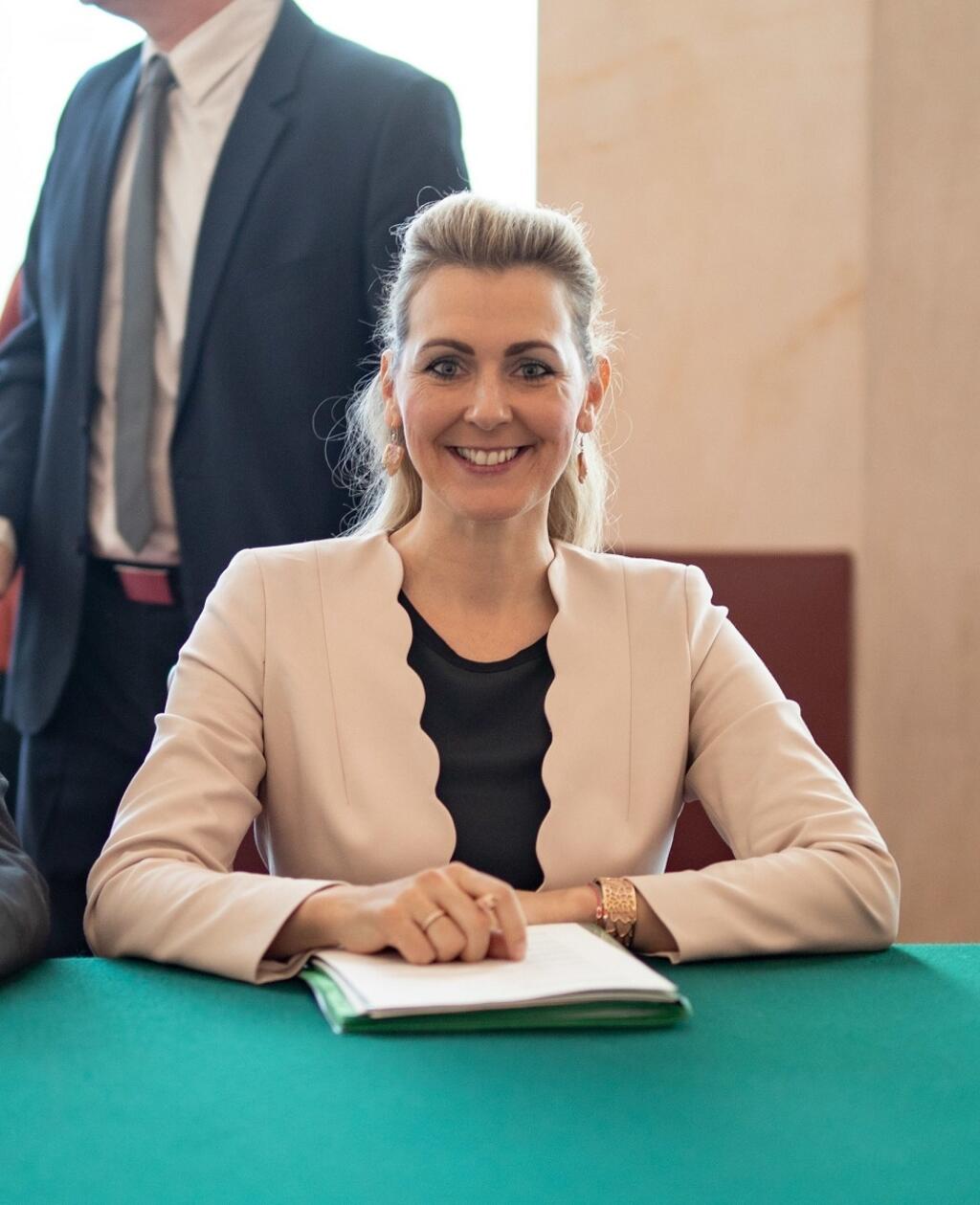 Rakúska ministerka práce a rodiny Christine Aschbacherová