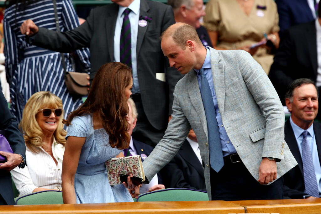 Finále Wimbledonu si nenechala ujsť ani vojvodkyňa Kate, ktorá prišla s manželom - princom Williamom.