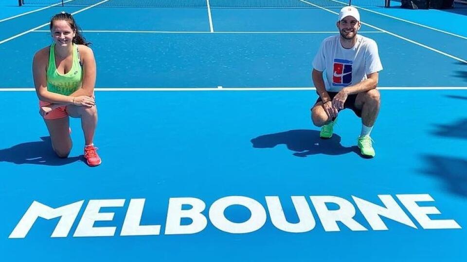 Viktória Kužmová už trénuje v Melbourne.