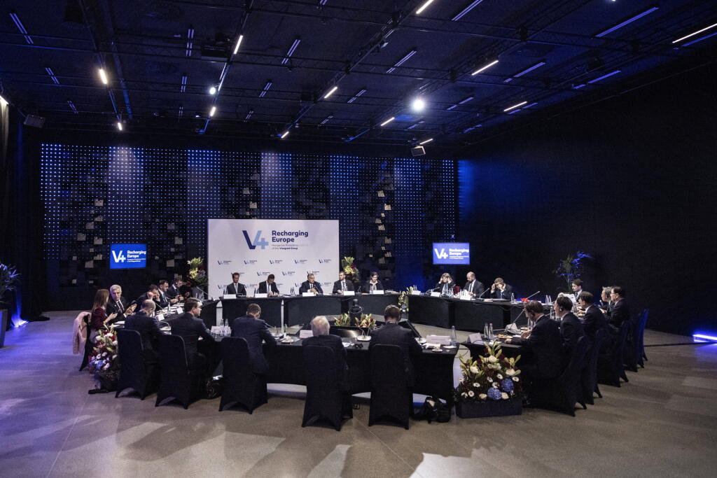 Premiéri Vyšehradskej skupiny a juhokórejský prezident Mun Če-in
