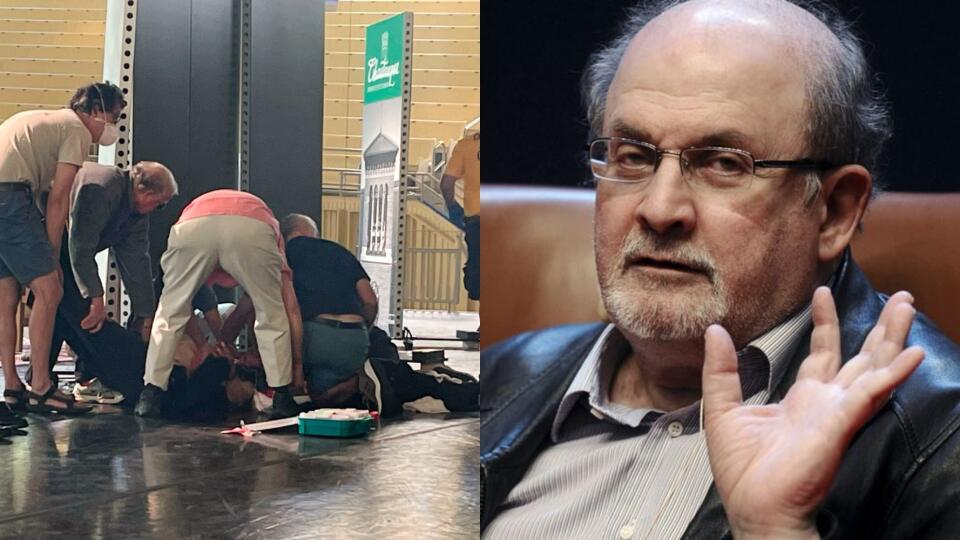 Salman Rushdie už nepotrebuje umelú pľúcnu ventiláciu a je schopný rozprávať