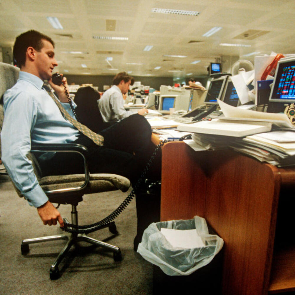 Nineties Banking Worker