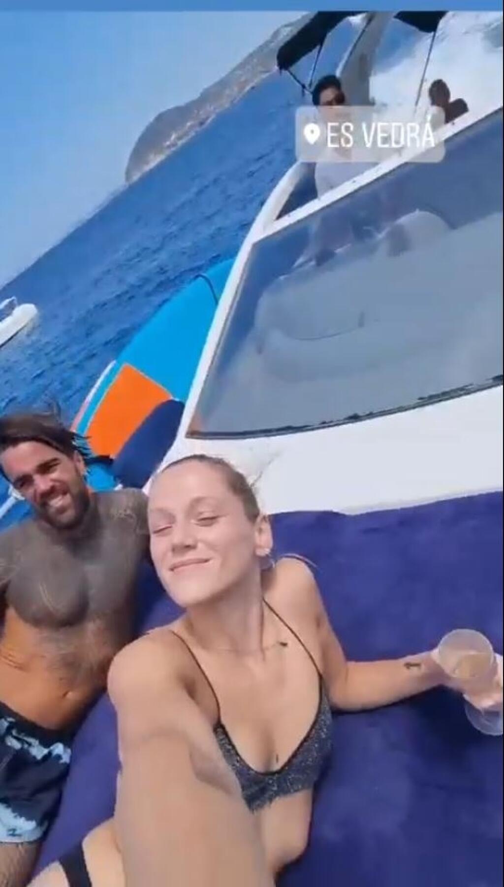 Šebo a Drobná si užívali aj chvíle na jachte.