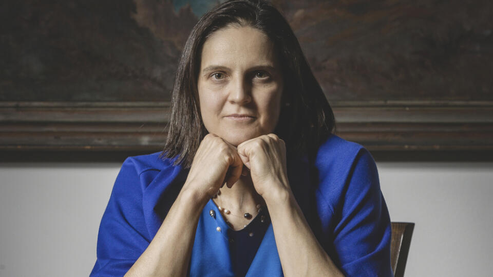 Na snímke Mária Kolíková, slovenská právnička, politička a v súčasnosti ministerka spravodlivosti Slovenskej republiky.