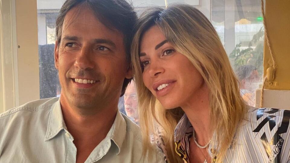 Simone Inzaghi a Gaia Lucariello.