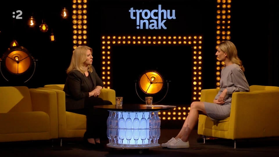 Zuzana Čaputová ako hostka v tolkšou Trochu inak s Adelou.