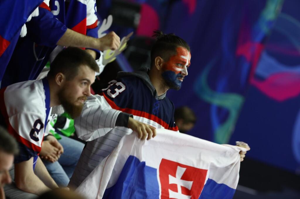 Na tribúnach to počas zápas Slovákov so Švajčiarmi poriadne žilo.