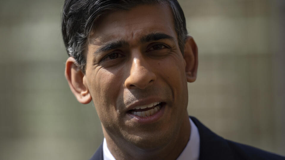 Britský premiér Rishi Sunak