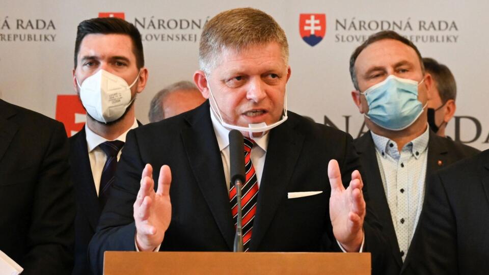 Predseda strany SMER-SD Robert Fico.