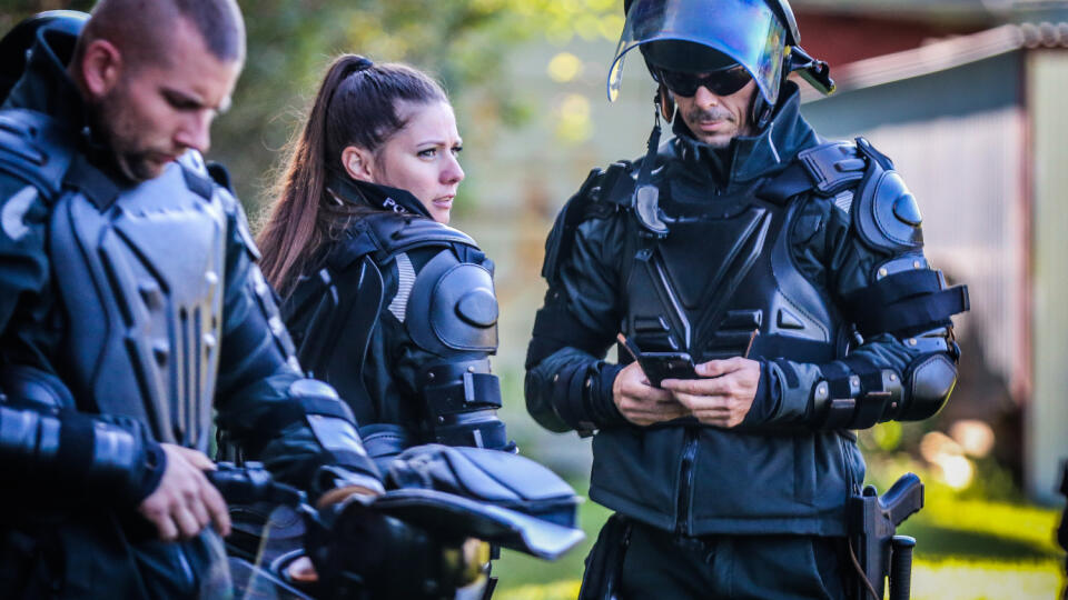 V poriadkovej jednotke nájdeme aj ženy-policajtky.