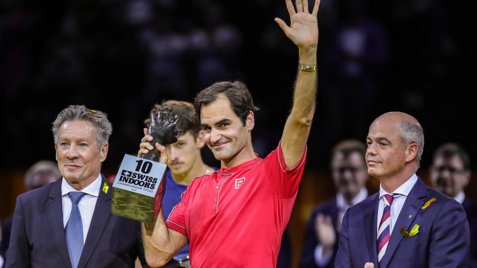 Roger Federer vyhral turnaj v Bazileji už po desiaty raz.