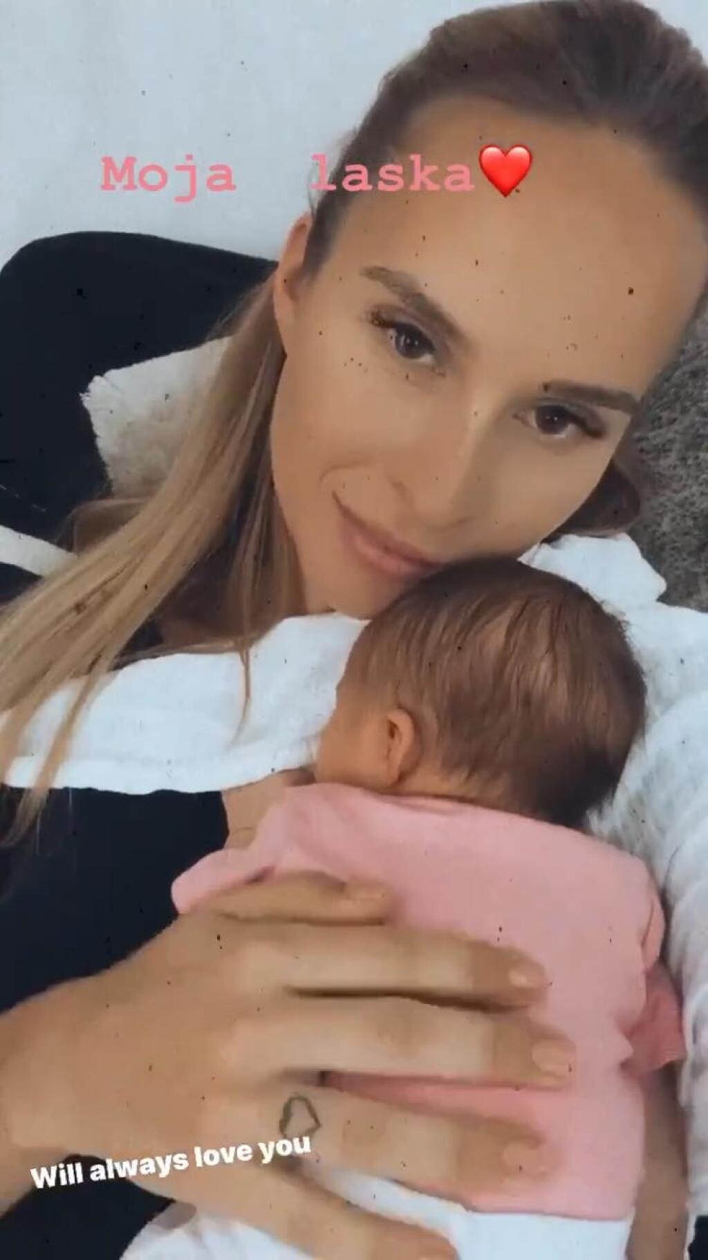 Čerstvá mamina Lucia Mokráňová.