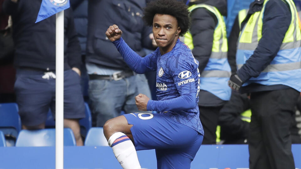 Willian oblieka dres Chelsea od roku 20013.