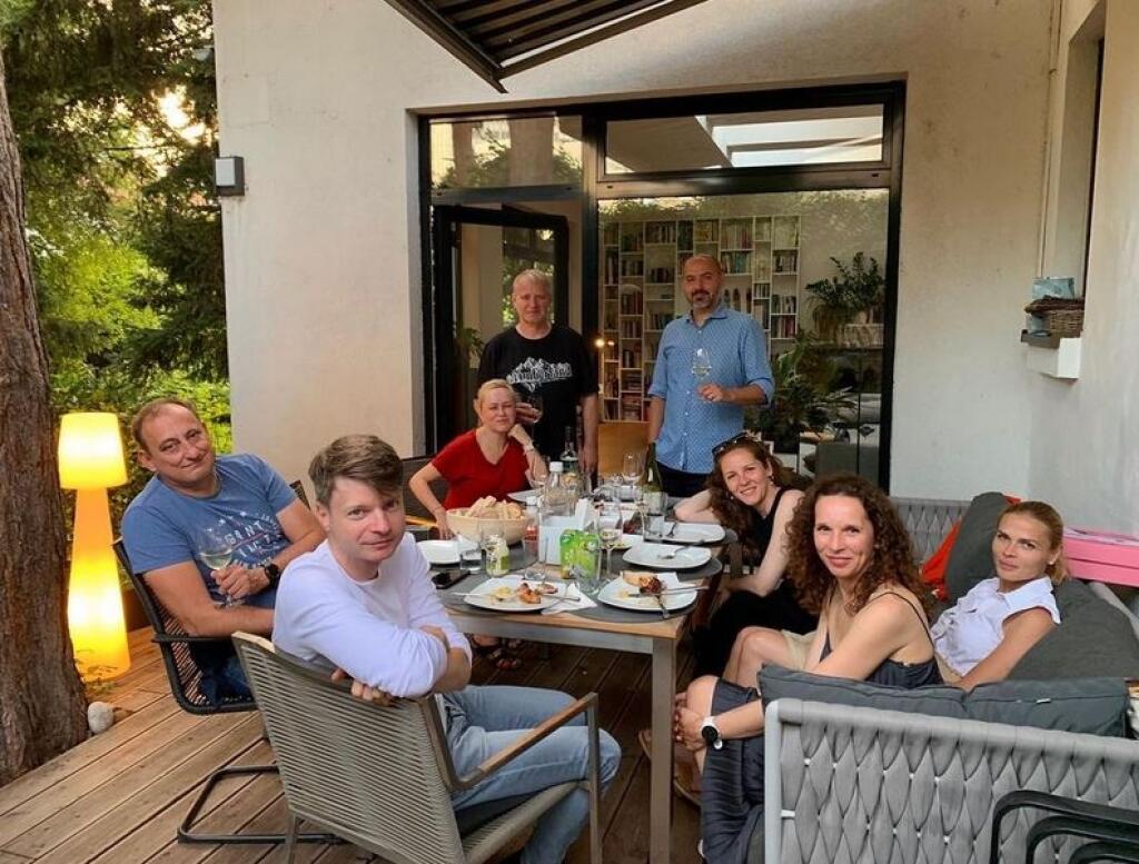 Terasa domu je jedným z najobľúbenejších miest samotnej Michaely Čobejovej.