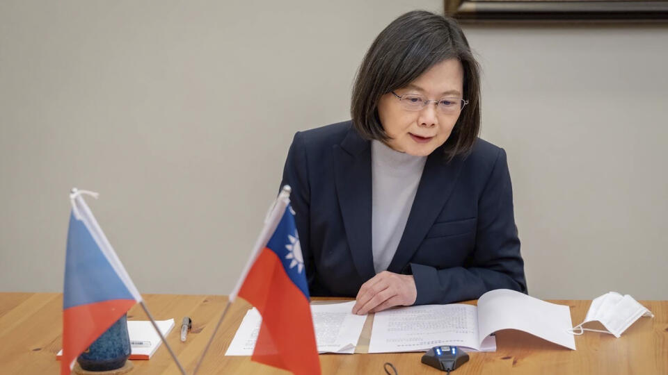 Taiwanská prezidentka Cchaj Jing-wen