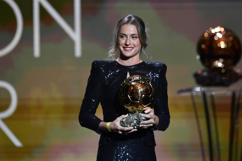 Takto sa na galavečer nahodila futbalistka roka Alexia Putellasová.