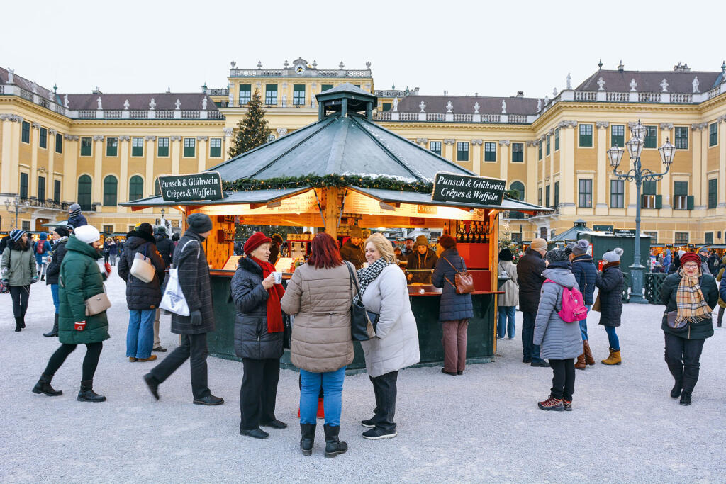 Vianočné trhy v Schönbrunne