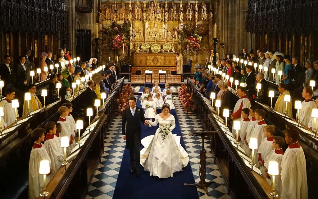 Svadba princeznej Eugenie a Jacka Brooksbanka.