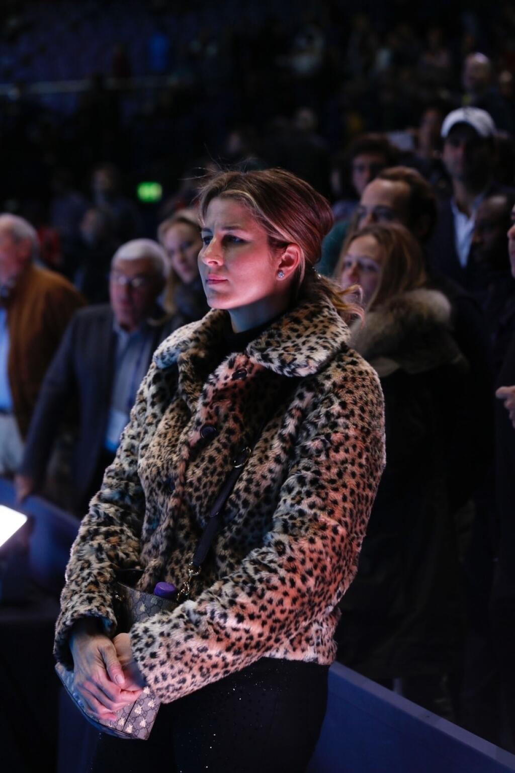 Na semifinále Turnaja majstrov sa Mirka Federerová zmenila na tigra.