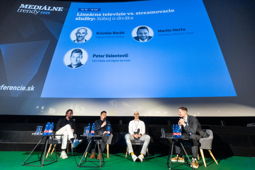 Konferencia organizovaná týždenníkom TREND na tému “Mediálne trendy 2025” v Bratislave. V štvrtom diskusnom bloku 