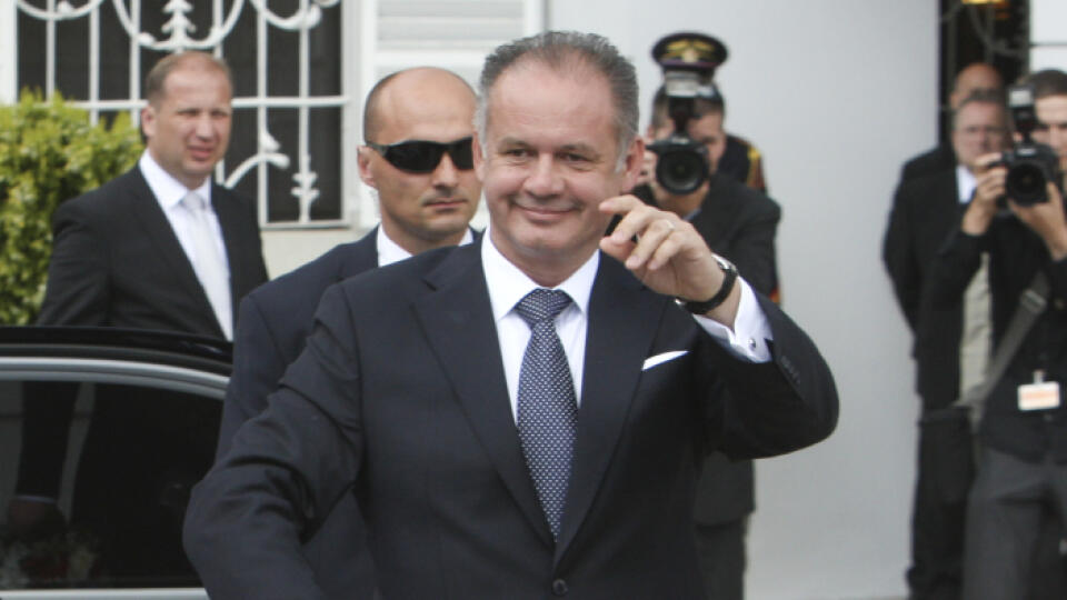 Na snímke inaugurácia bývalého prezidenta Andreja Kisku. Exprezident dnes oslavuje 59. narodeniny.