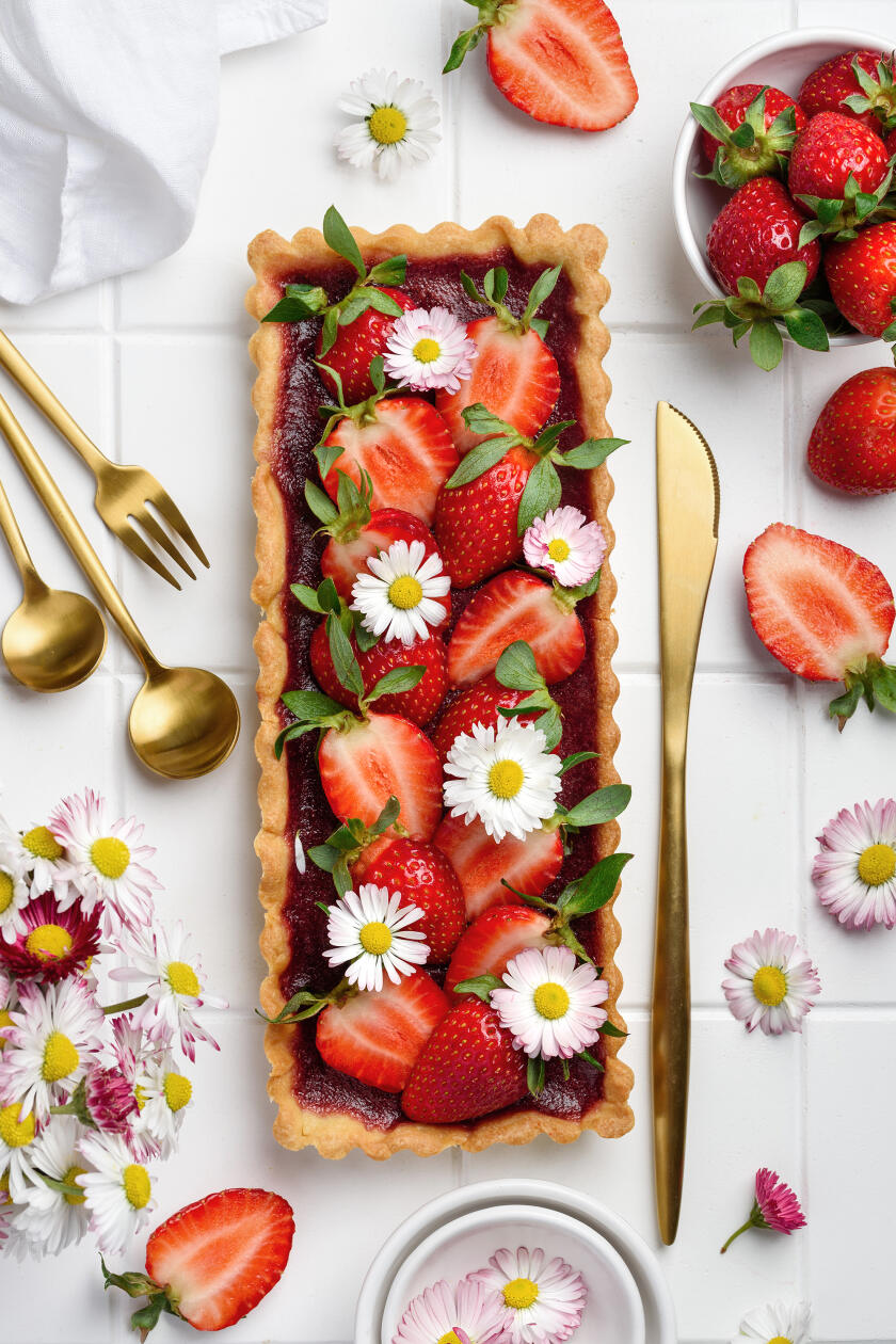 Jahodový tart