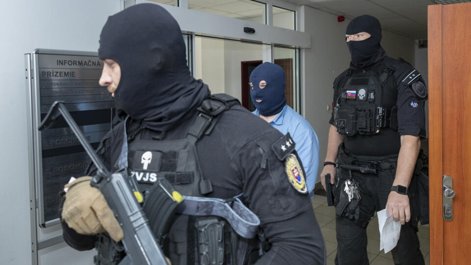 Súdne pojednávanie na špecializovanom trestnom súde v Pezinku vo veci objedvnávky vraždy prokurátorov a vraždy Jána Kuciaka a Martiny Kušnírovej. Na snímke je Zoltán Andruskó.